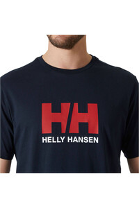 Helly Hansen camiseta manga corta hombre HH LOGO T-SHIRT 2.0 vista detalle