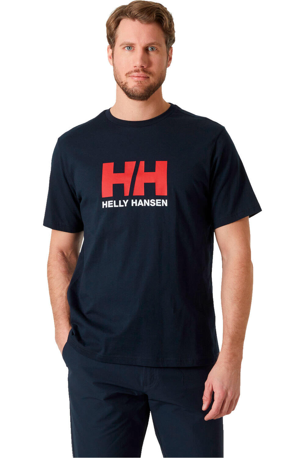 Helly Hansen camiseta manga corta hombre HH LOGO T-SHIRT 3.0 vista frontal