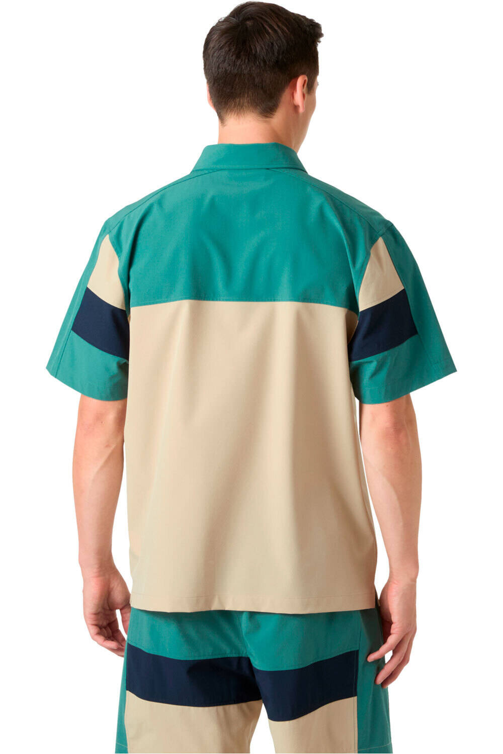 Helly Hansen camiseta manga corta hombre LEVANTE QD 1/2 ZIP SS vista trasera