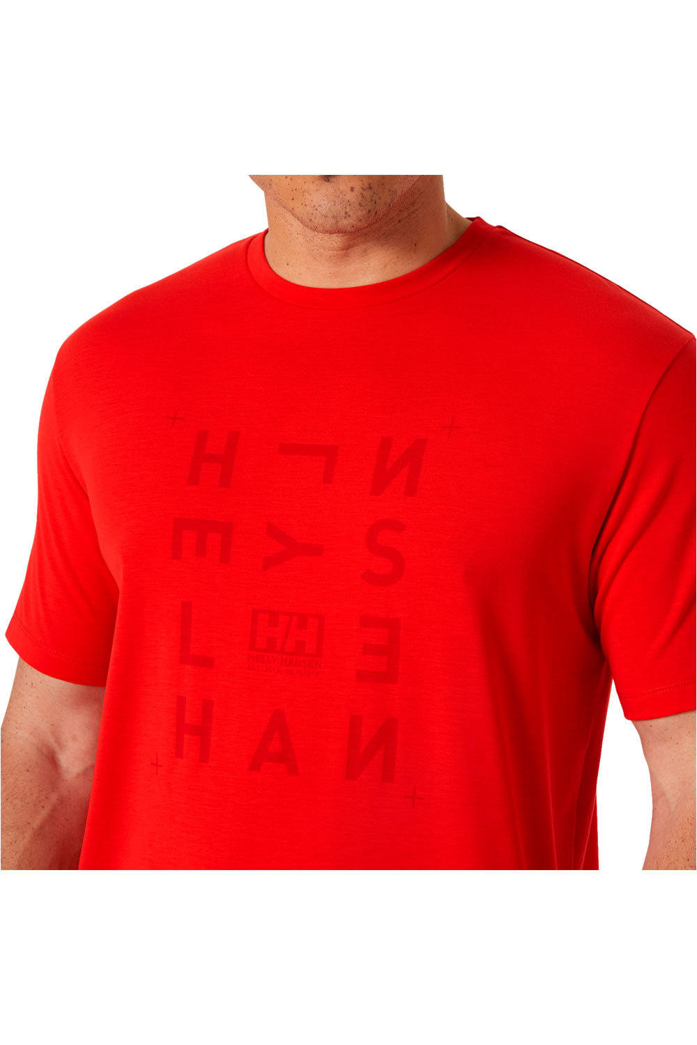 Helly Hansen camiseta montaña manga corta hombre SKOG GRAPHIC T-SHIRT vista detalle