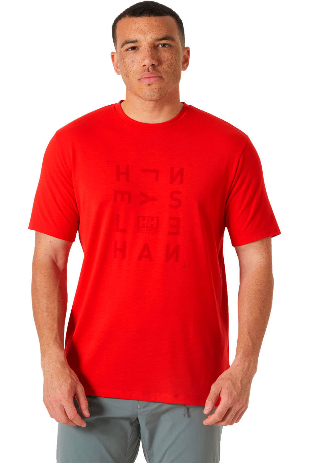 Helly Hansen camiseta montaña manga corta hombre SKOG GRAPHIC T-SHIRT vista frontal