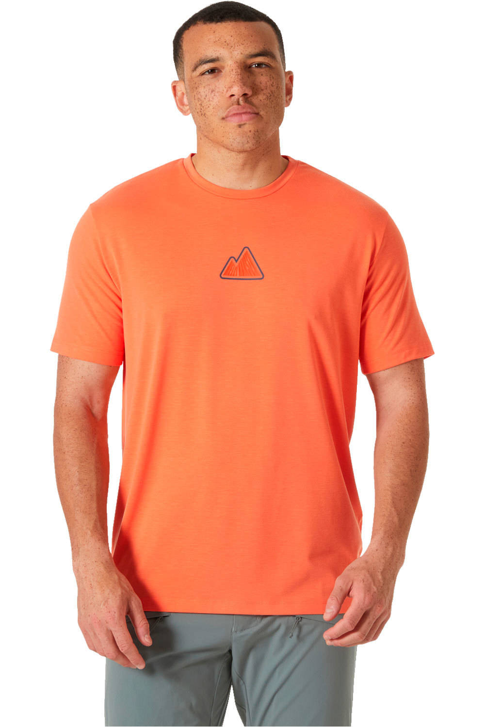 Helly Hansen camiseta montaña manga corta hombre SKOG GRAPHIC T-SHIRT vista frontal