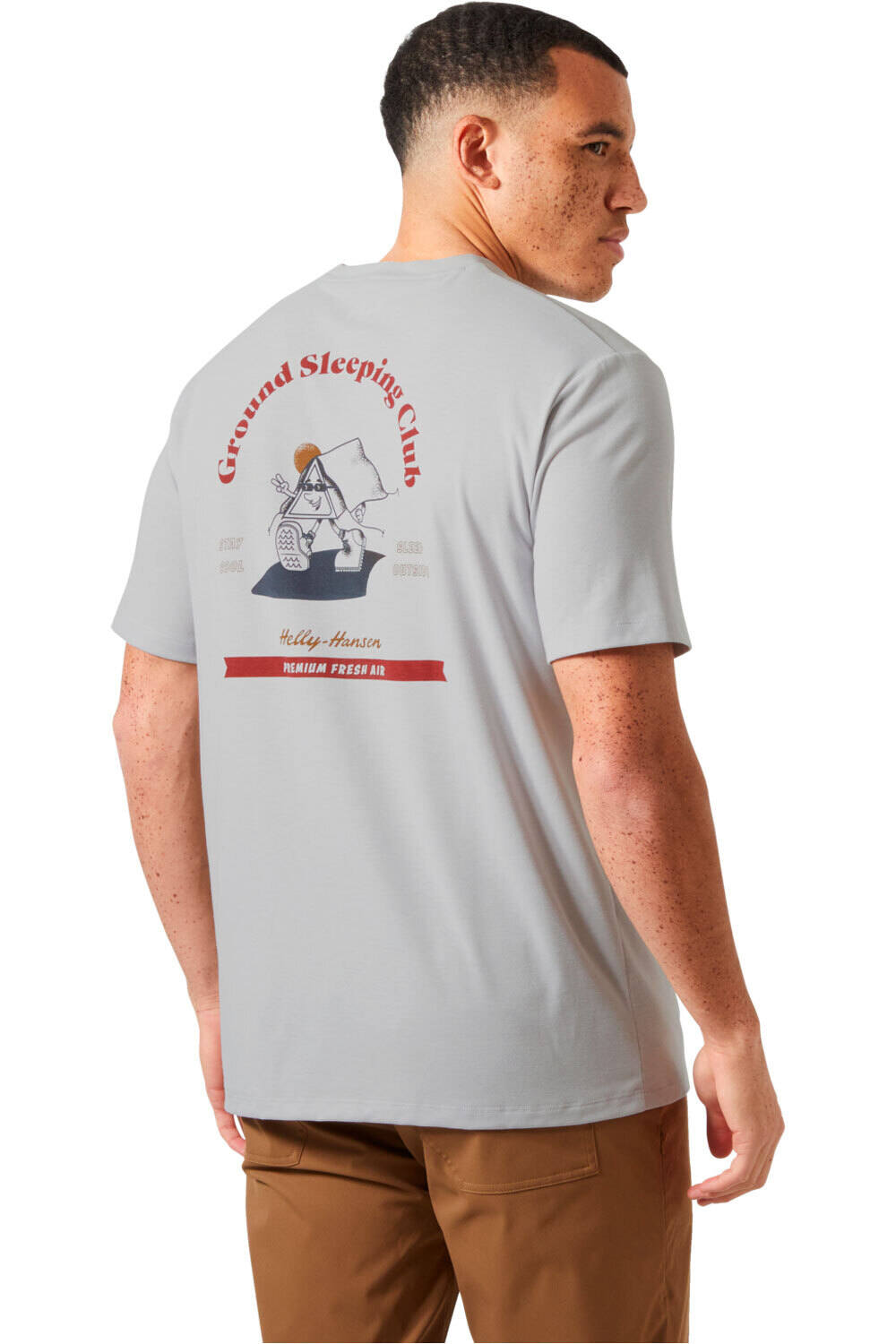 Helly Hansen camiseta montaña manga corta hombre SKOG GRAPHIC T-SHIRT vista trasera