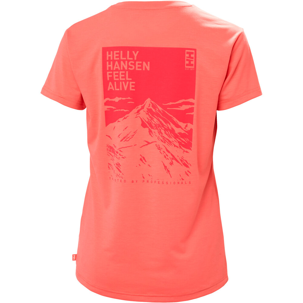 Helly Hansen camiseta montaña manga corta mujer W SKOG GRAPHIC TEE 05