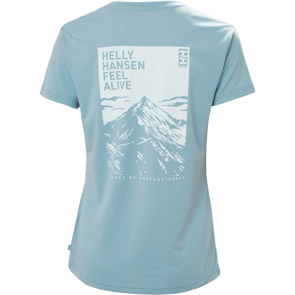 Helly Hansen camiseta montaña manga corta mujer W SKOG GRAPHIC TEE 05