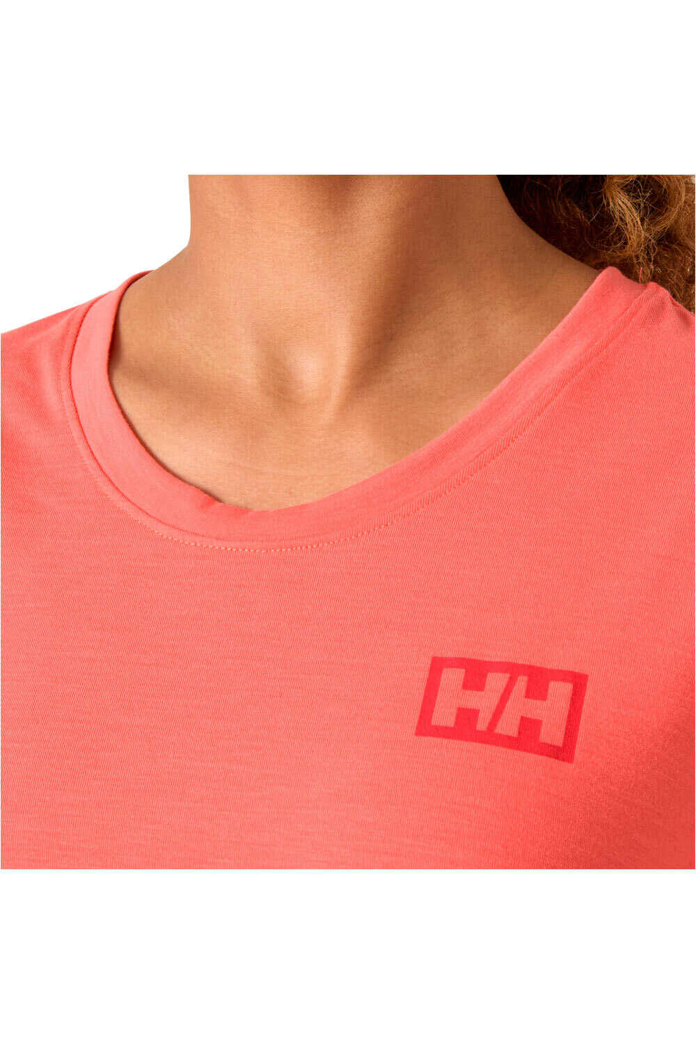 Helly Hansen camiseta montaña manga corta mujer W SKOG GRAPHIC TEE vista detalle