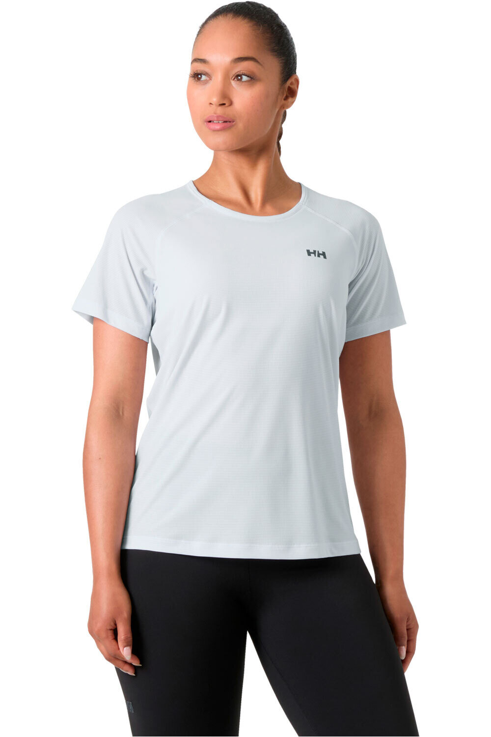 Helly Hansen camiseta montaña manga corta mujer W TRAIL SS T-SHIRT vista frontal