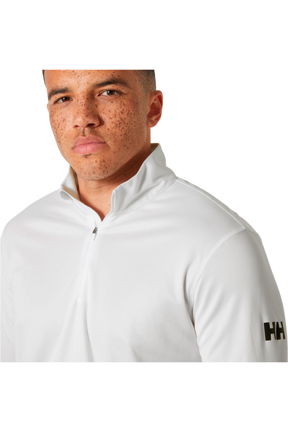 Helly Hansen camiseta montaña manga larga hombre HH TECH 1/2 ZIP 2.0 vista detalle