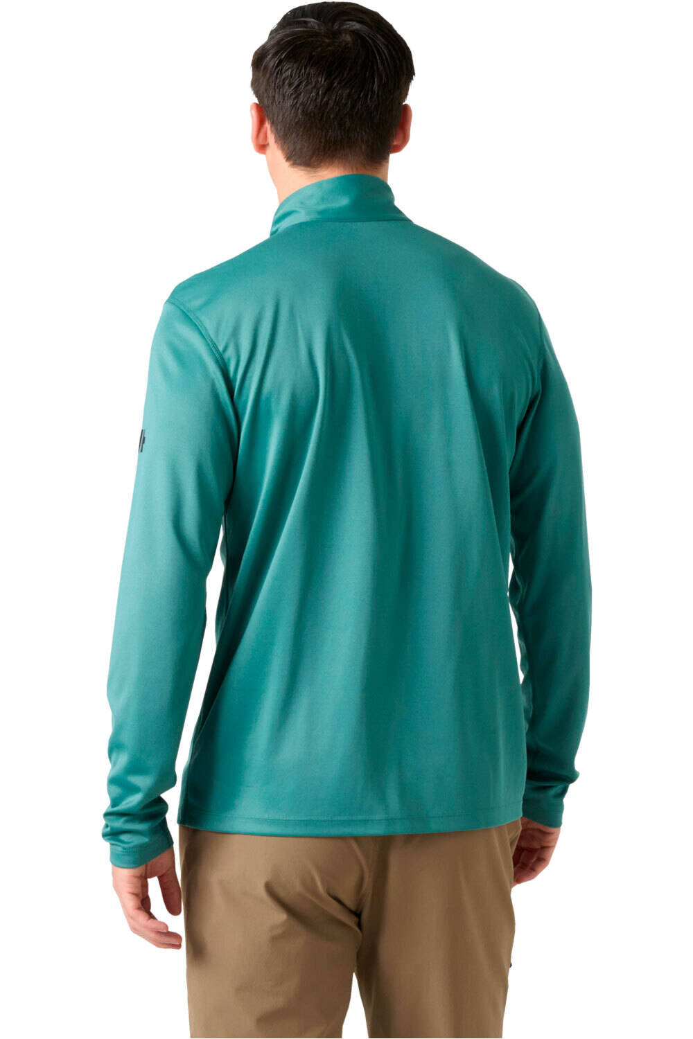 Helly Hansen camiseta montaña manga larga hombre HH TECH 1/2 ZIP 2.0 vista trasera