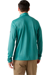 Helly Hansen camiseta montaña manga larga hombre HH TECH 1/2 ZIP 2.0 vista trasera