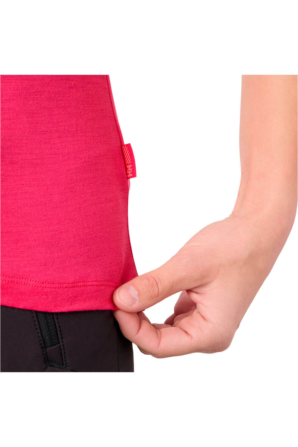 Helly Hansen camiseta térmica manga corta mujer W HH DURAWOOL T-SHIRT vista detalle