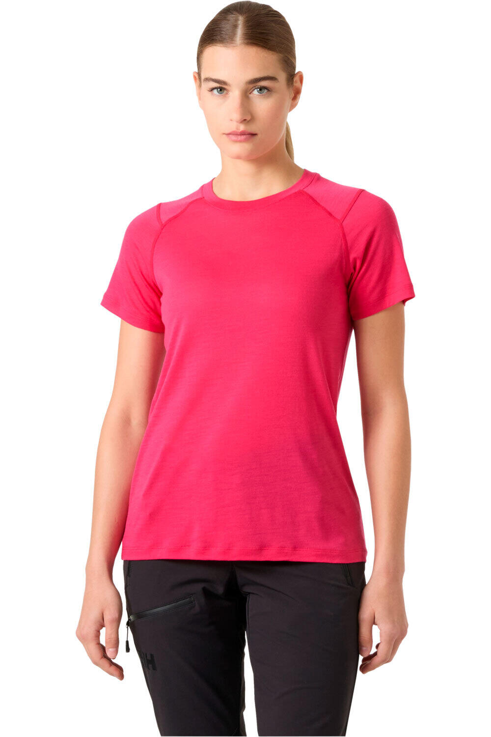 Helly Hansen camiseta térmica manga corta mujer W HH DURAWOOL T-SHIRT vista frontal