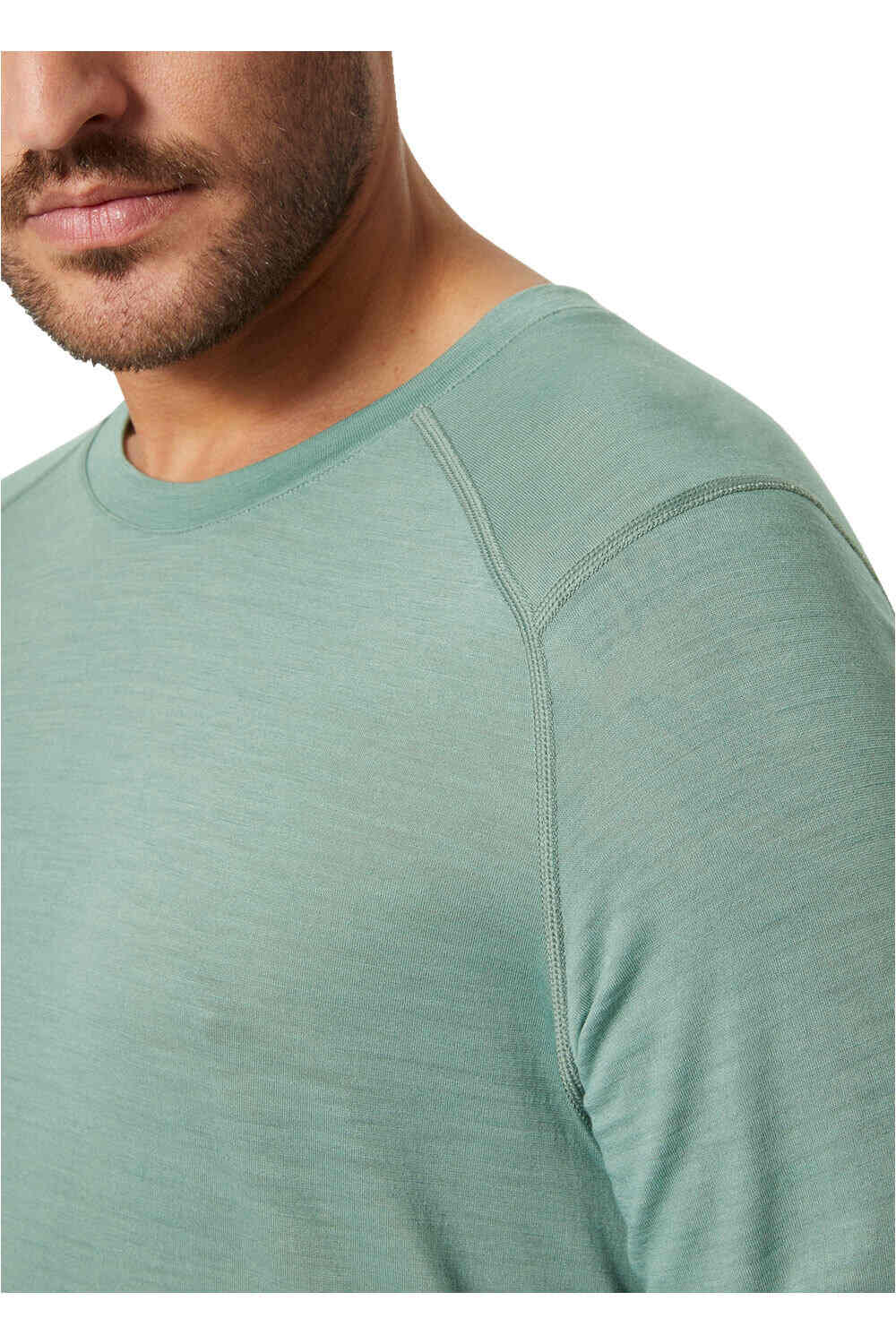 Helly Hansen camiseta térmica manga larga hombre HH DURAWOOL CREW LS vista detalle