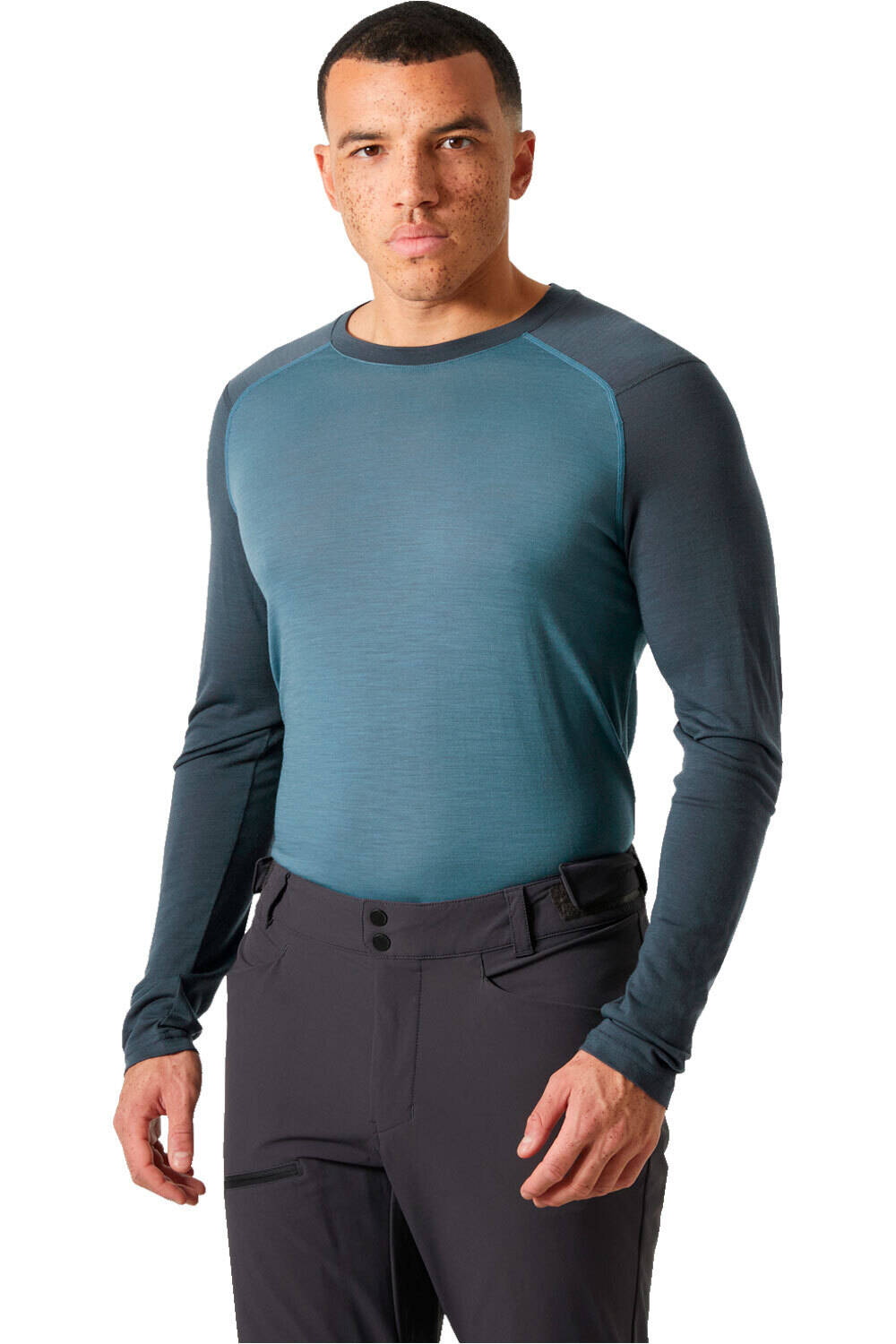 Helly Hansen camiseta térmica manga larga hombre HH DURAWOOL CREW LS vista frontal