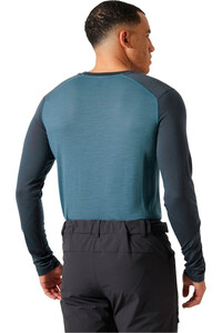 Helly Hansen camiseta térmica manga larga hombre HH DURAWOOL CREW LS vista trasera