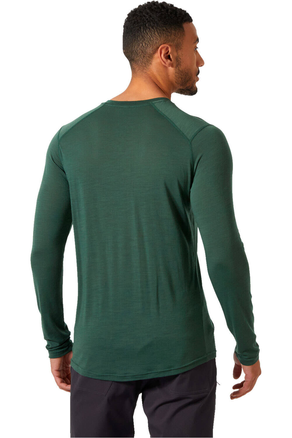 Helly Hansen camiseta térmica manga larga hombre HH DURAWOOL LS HENLEY vista trasera