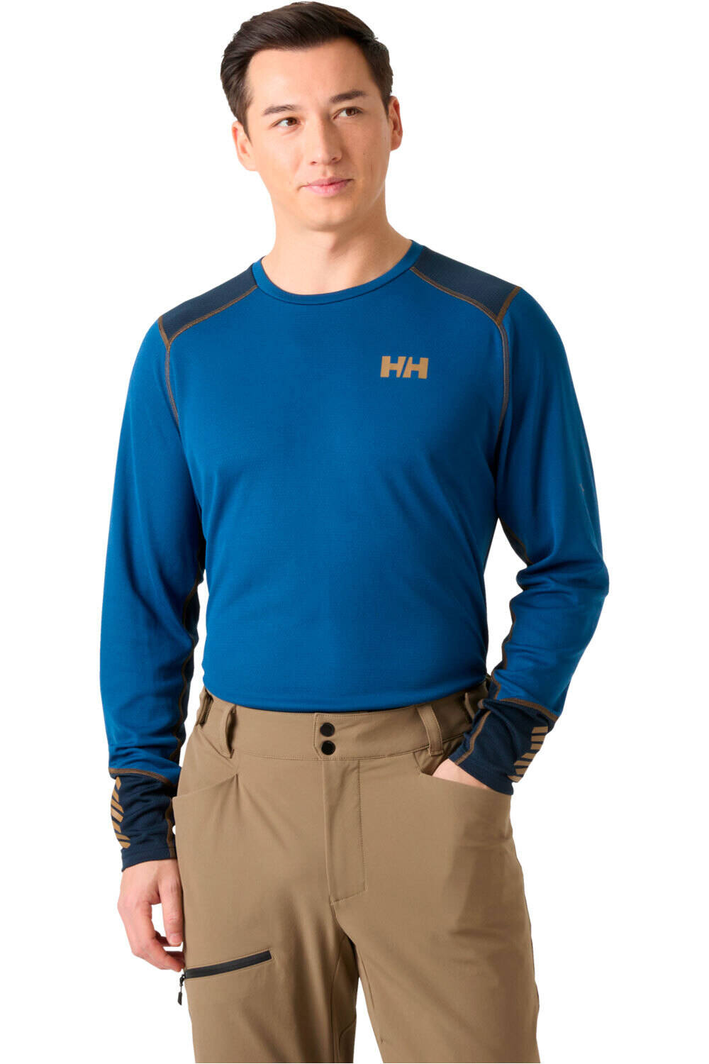 Helly Hansen camiseta térmica manga larga hombre LIFA ACTIVE CREW vista frontal
