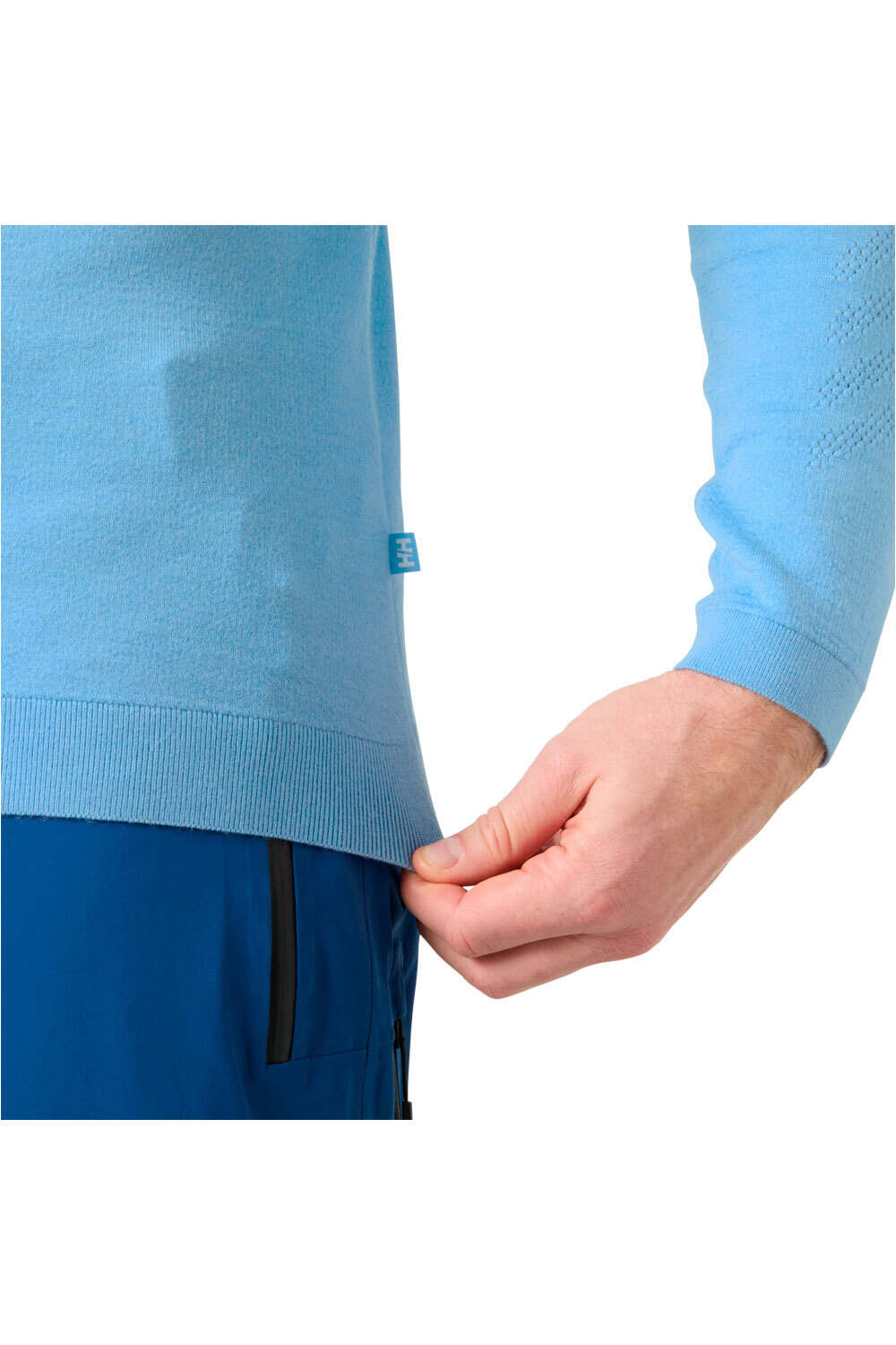 Helly Hansen camiseta térmica manga larga hombre LIFA MERINO KNITEVO 1/2 ZIP vista detalle