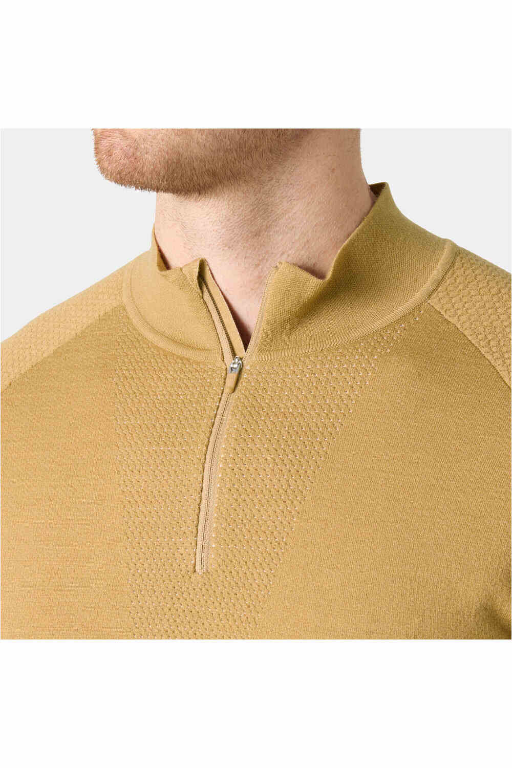 Helly Hansen camiseta térmica manga larga hombre LIFA MERINO KNITEVO 1/2 ZIP vista detalle