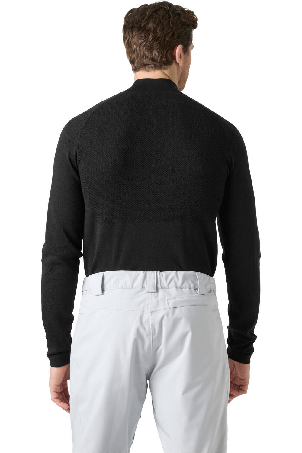 Helly Hansen camiseta térmica manga larga hombre LIFA MERINO KNITEVO 1/2 ZIP vista trasera