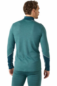 Helly Hansen camiseta térmica manga larga hombre LIFA MERINO MIDWEIGHT 1/2 ZIP vista trasera