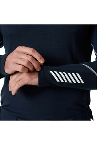Helly Hansen camiseta térmica manga larga hombre LIFA MERINO MIDWEIGHT CREW vista detalle