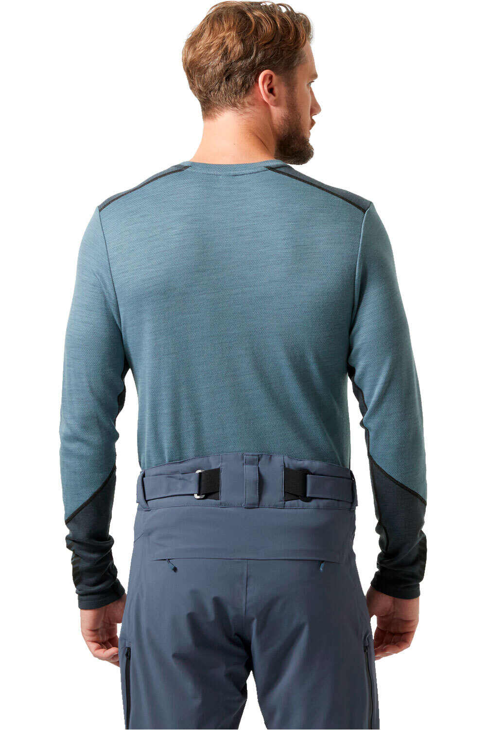 Helly Hansen camiseta térmica manga larga hombre LIFA MERINO MIDWEIGHT CREW vista trasera