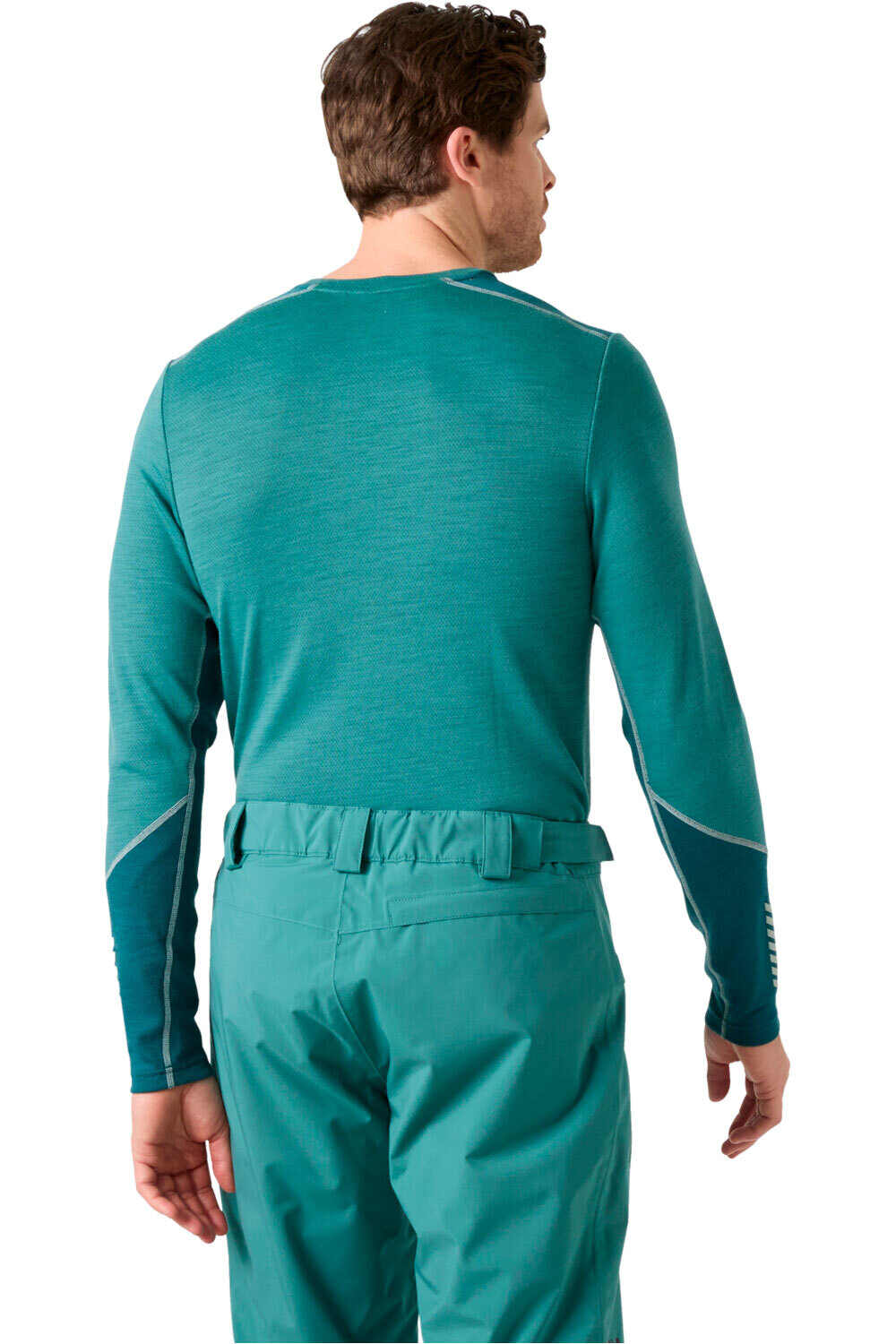 Helly Hansen camiseta térmica manga larga hombre LIFA MERINO MIDWEIGHT CREW vista trasera