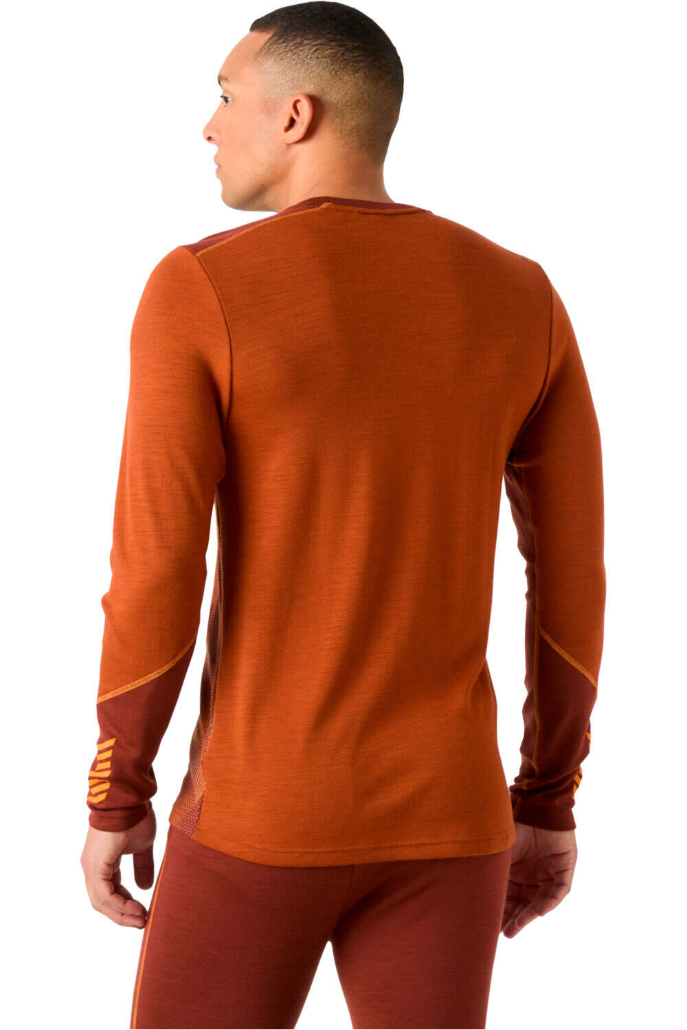 Helly Hansen camiseta térmica manga larga hombre LIFA MERINO MIDWEIGHT CREW vista trasera