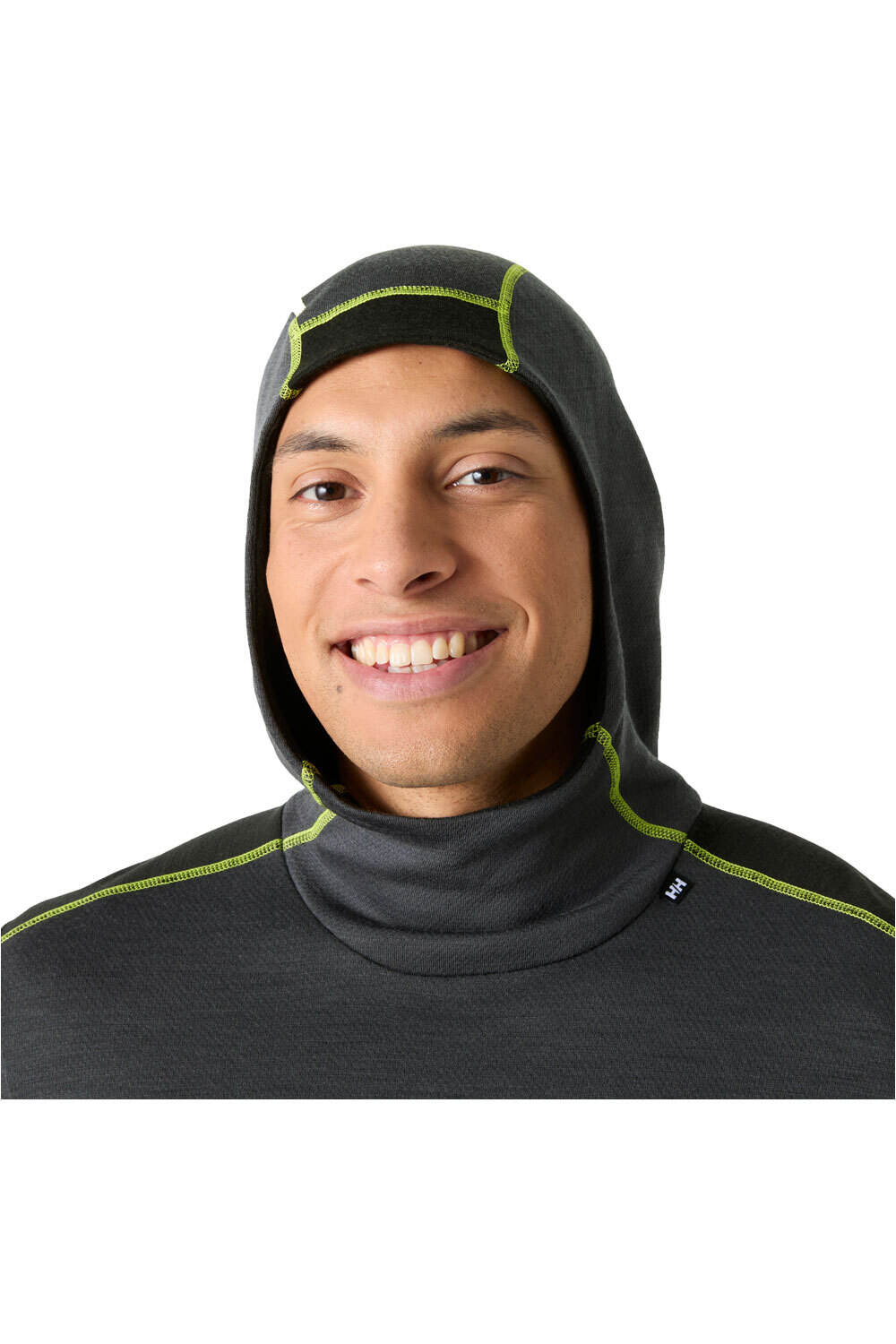 Helly Hansen camiseta térmica manga larga hombre LIFA MERINO MIDWEIGHT HOODIE vista detalle
