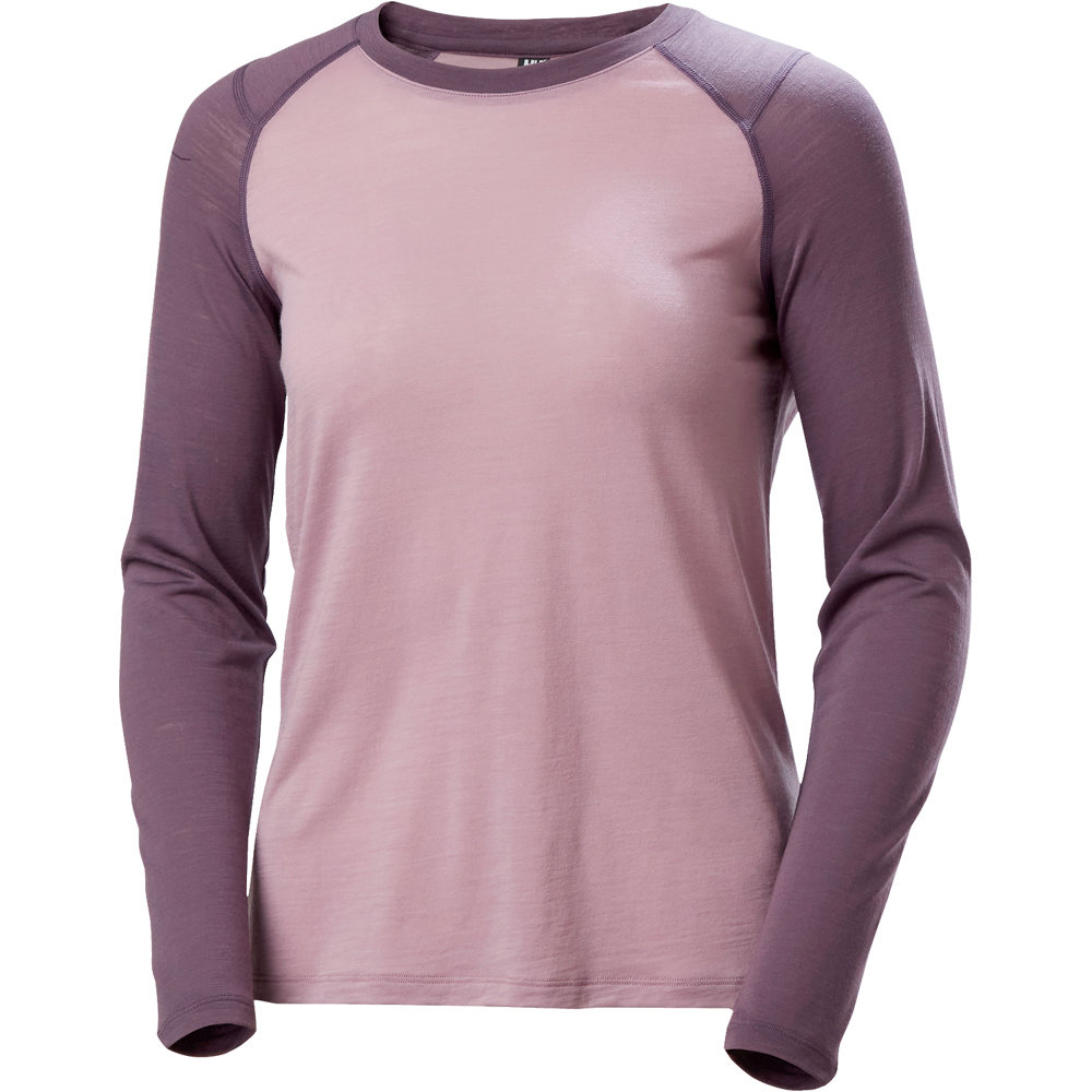 Helly Hansen camiseta térmica manga larga mujer W HH DURAWOOL CREW LS 04