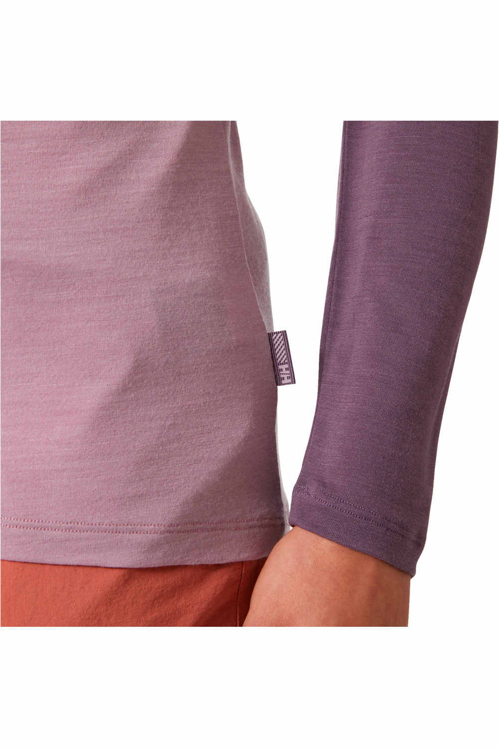 Helly Hansen camiseta térmica manga larga mujer W HH DURAWOOL CREW LS vista detalle