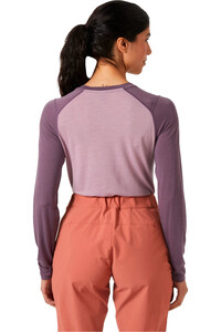 Helly Hansen camiseta térmica manga larga mujer W HH DURAWOOL CREW LS vista trasera