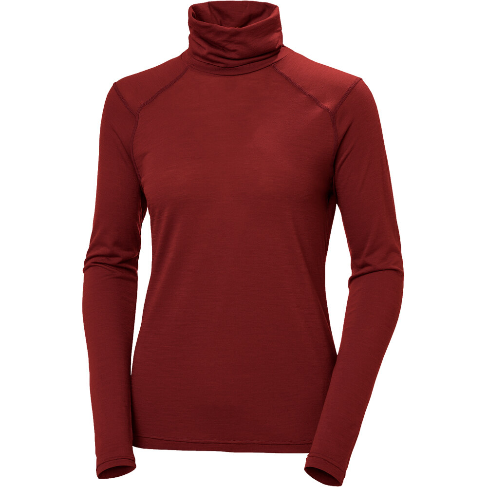 Helly Hansen camiseta térmica manga larga mujer W HH DURAWOOL HIGH NECK LS 04