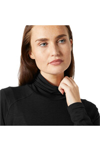Helly Hansen camiseta térmica manga larga mujer W HH DURAWOOL HIGH NECK LS vista detalle
