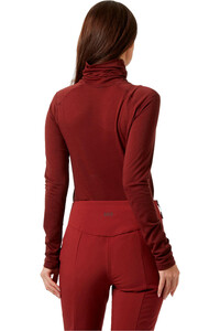 Helly Hansen camiseta térmica manga larga mujer W HH DURAWOOL HIGH NECK LS vista trasera