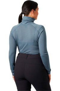 Helly Hansen camiseta térmica manga larga mujer W HH DURAWOOL HIGH NECK LS vista trasera