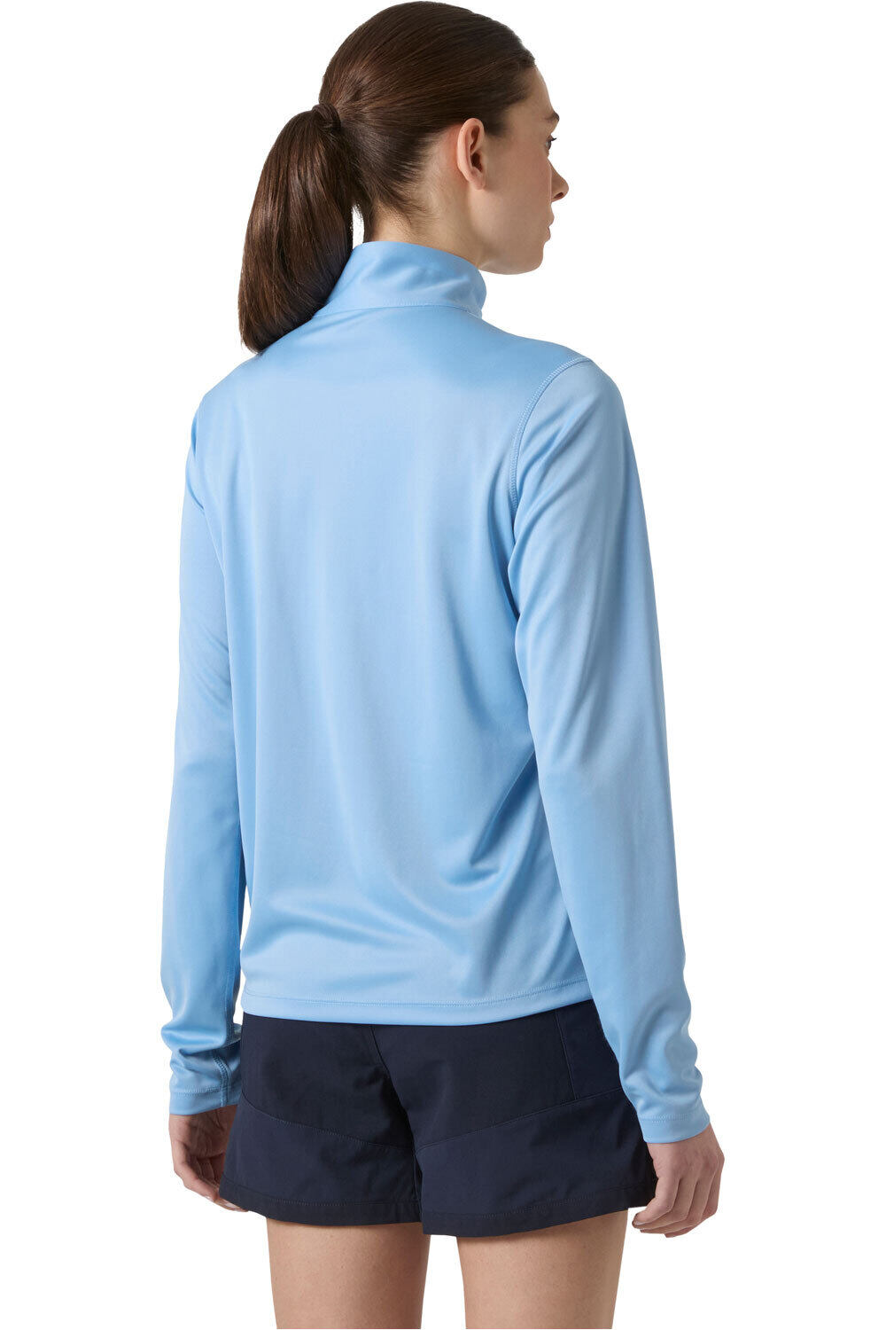 Helly Hansen camiseta térmica manga larga mujer W HH TECH 1/2 ZIP vista trasera