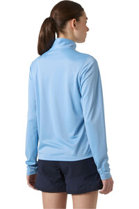 Helly Hansen camiseta térmica manga larga mujer W HH TECH 1/2 ZIP vista trasera