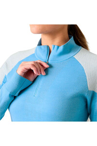 Helly Hansen camiseta térmica manga larga mujer W LIFA MERINO KNITEVO 1/2 ZIP vista detalle