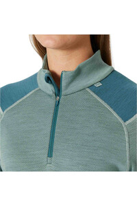 Helly Hansen camiseta térmica manga larga mujer W LIFA MERINO MIDW 1/2 ZIP vista detalle