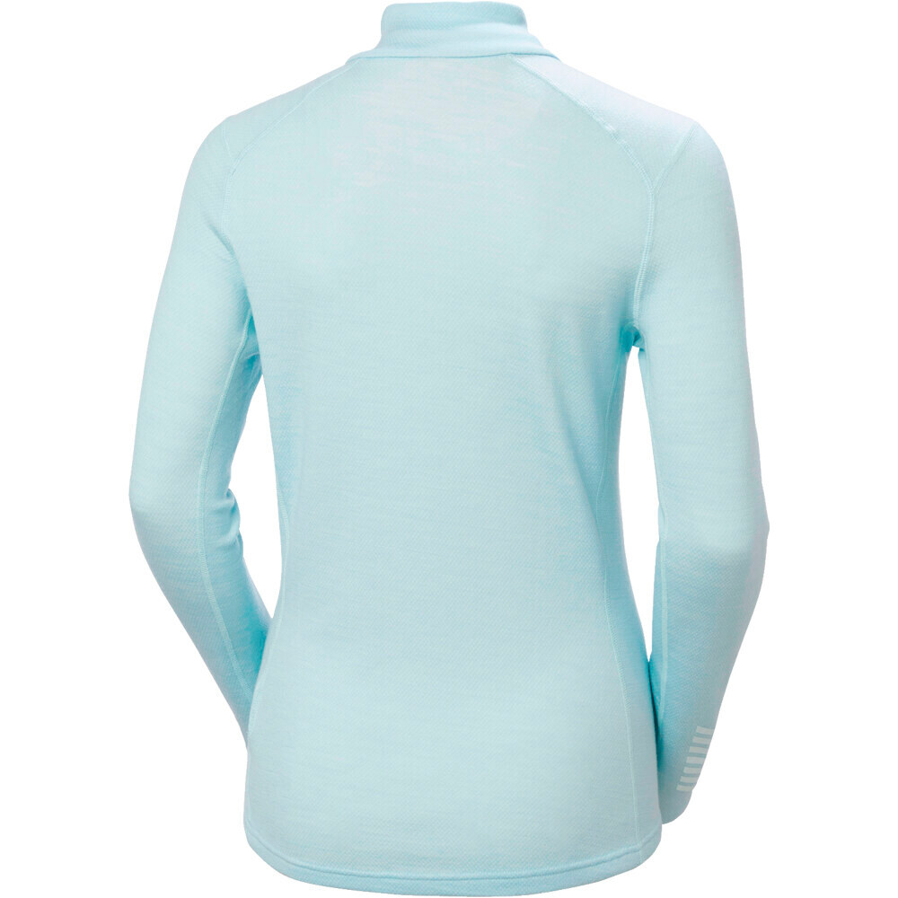 Helly Hansen camiseta térmica manga larga mujer W LIFA MERINO MIDW GRA 1/2 ZIP 04