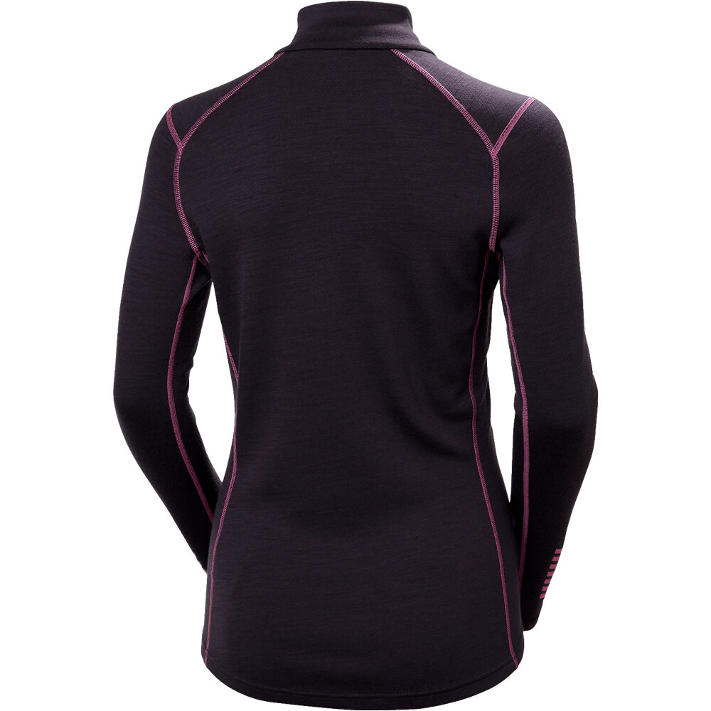 Helly Hansen camiseta térmica manga larga mujer W LIFA MERINO MIDW GRA 1/2 ZIP 04