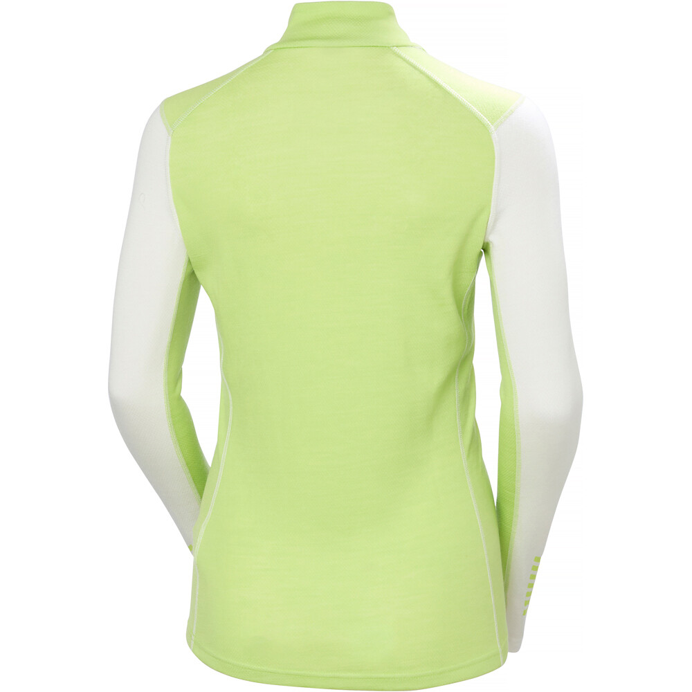 Helly Hansen camiseta térmica manga larga mujer W LIFA MERINO MIDW GRA 1/2 ZIP 04