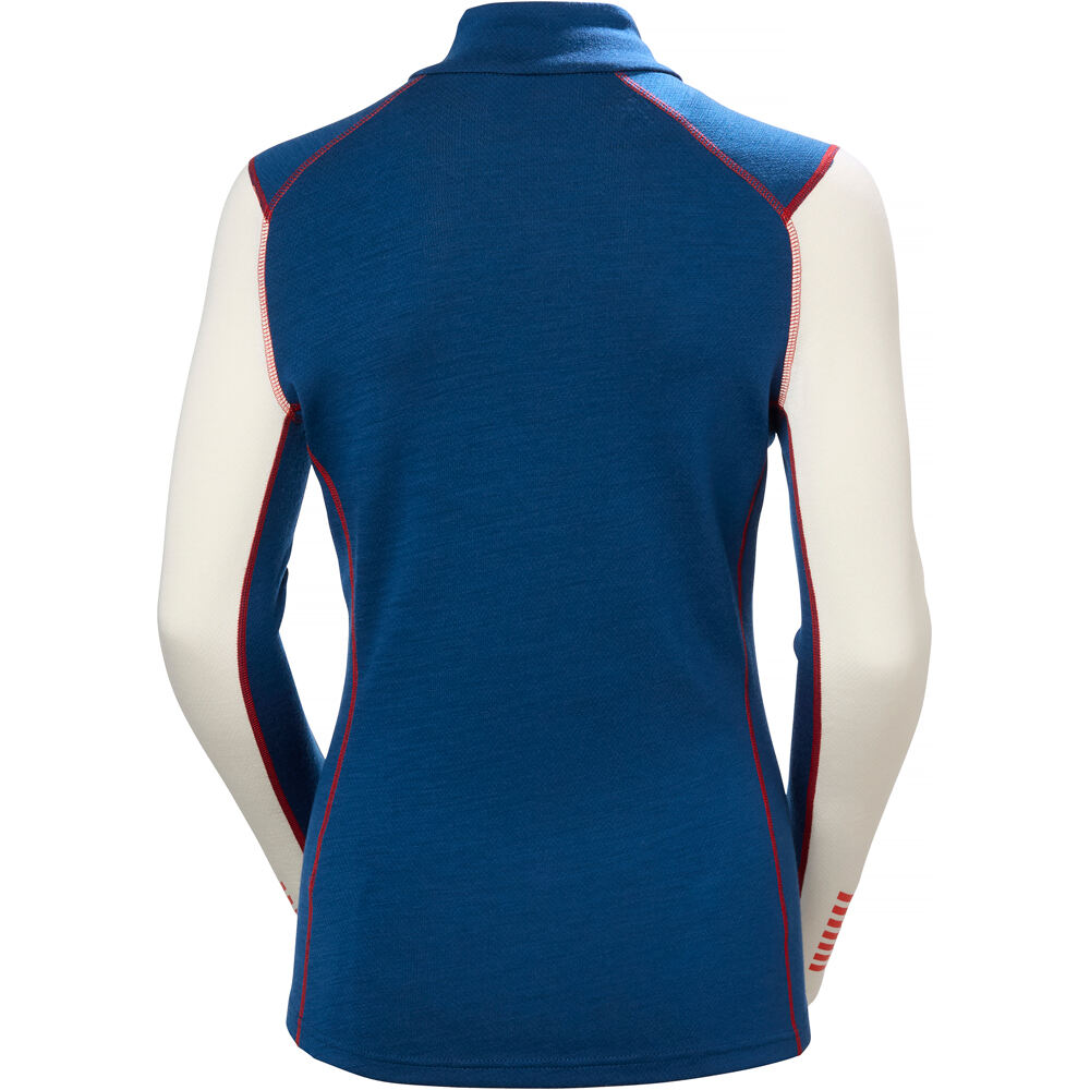 Helly Hansen camiseta térmica manga larga mujer W LIFA MERINO MIDW GRA 1/2 ZIP 05