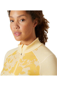 Helly Hansen camiseta térmica manga larga mujer W LIFA MERINO MIDW GRA 1/2 ZIP vista detalle