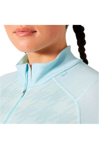 Helly Hansen camiseta térmica manga larga mujer W LIFA MERINO MIDW GRA 1/2 ZIP vista detalle