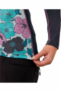Helly Hansen camiseta térmica manga larga mujer W LIFA MERINO MIDW GRA 1/2 ZIP vista detalle