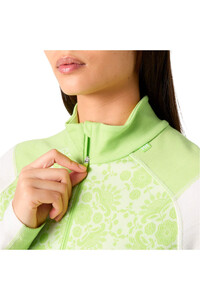 Helly Hansen camiseta térmica manga larga mujer W LIFA MERINO MIDW GRA 1/2 ZIP vista detalle