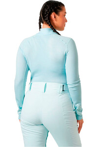 Helly Hansen camiseta térmica manga larga mujer W LIFA MERINO MIDW GRA 1/2 ZIP vista trasera